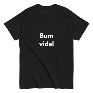 Bum videl - muška majica